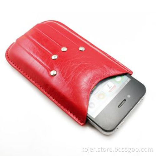 Cases for Apple's iPhone 4, Made of PU Leather Material, Decorated, Metal Label